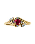 ルージュシリーズ / EC1030|ルビー0.5~1.0ct・婚約指輪(サファイア・ツァボライト変更可)