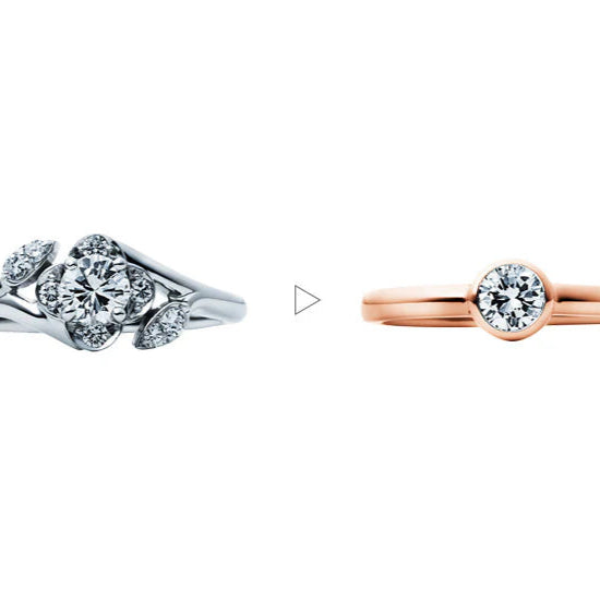 婚約指輪の再リメイクの画像