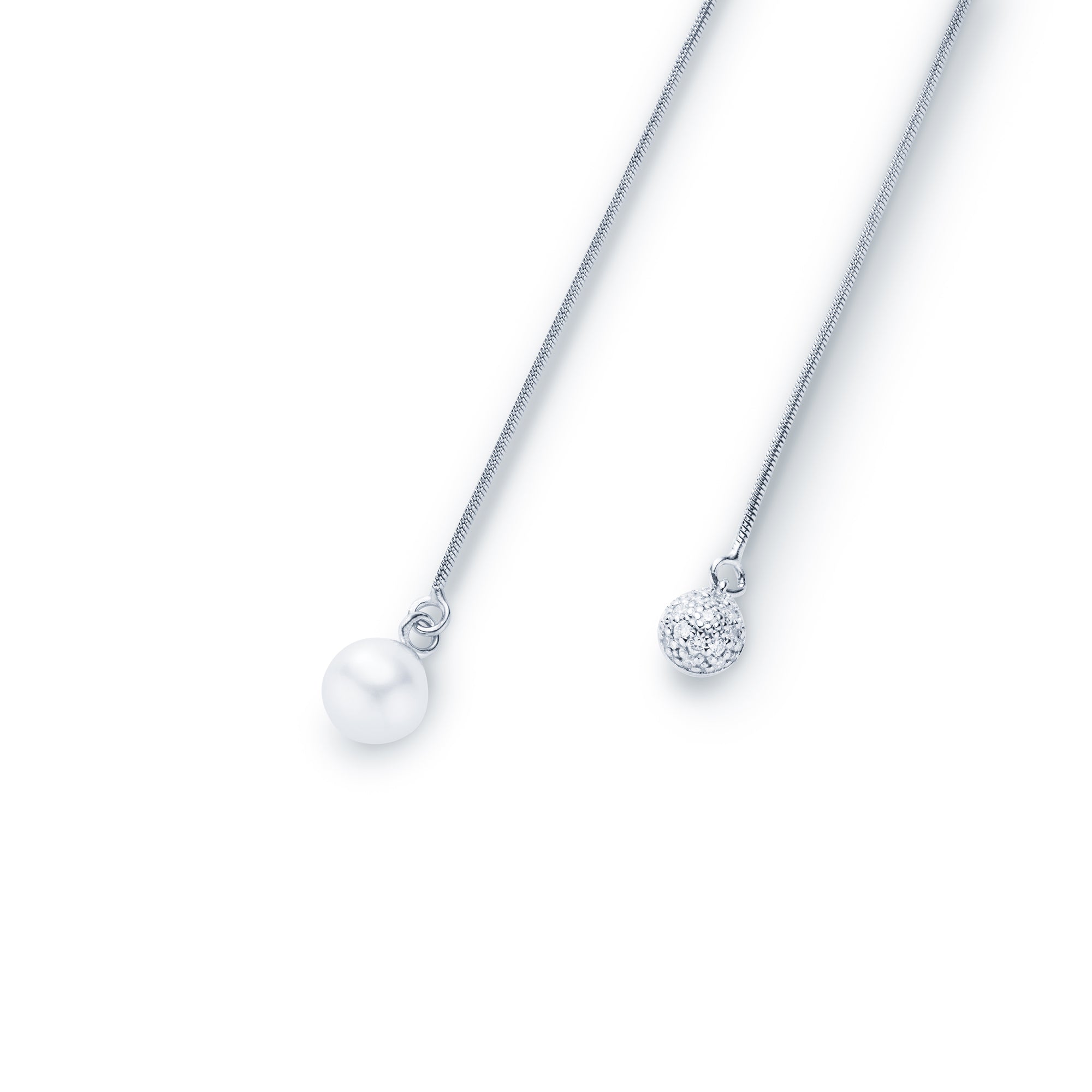 Sphere Balance Long Chain Necklace/JC1212/Four Seasons/Autumn | Jewelry | EIKA