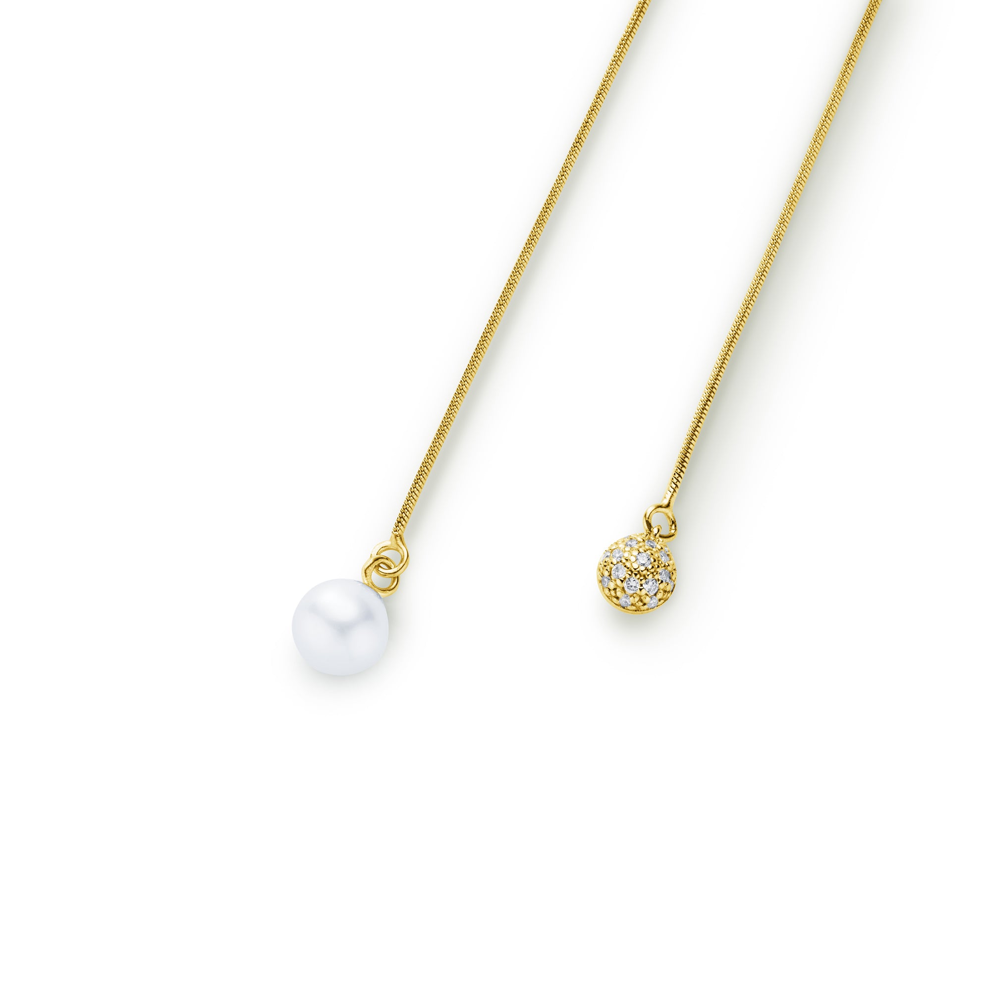 Sphere Balance Long Chain Necklace/JC1212/Four Seasons/Autumn | Jewelry | EIKA