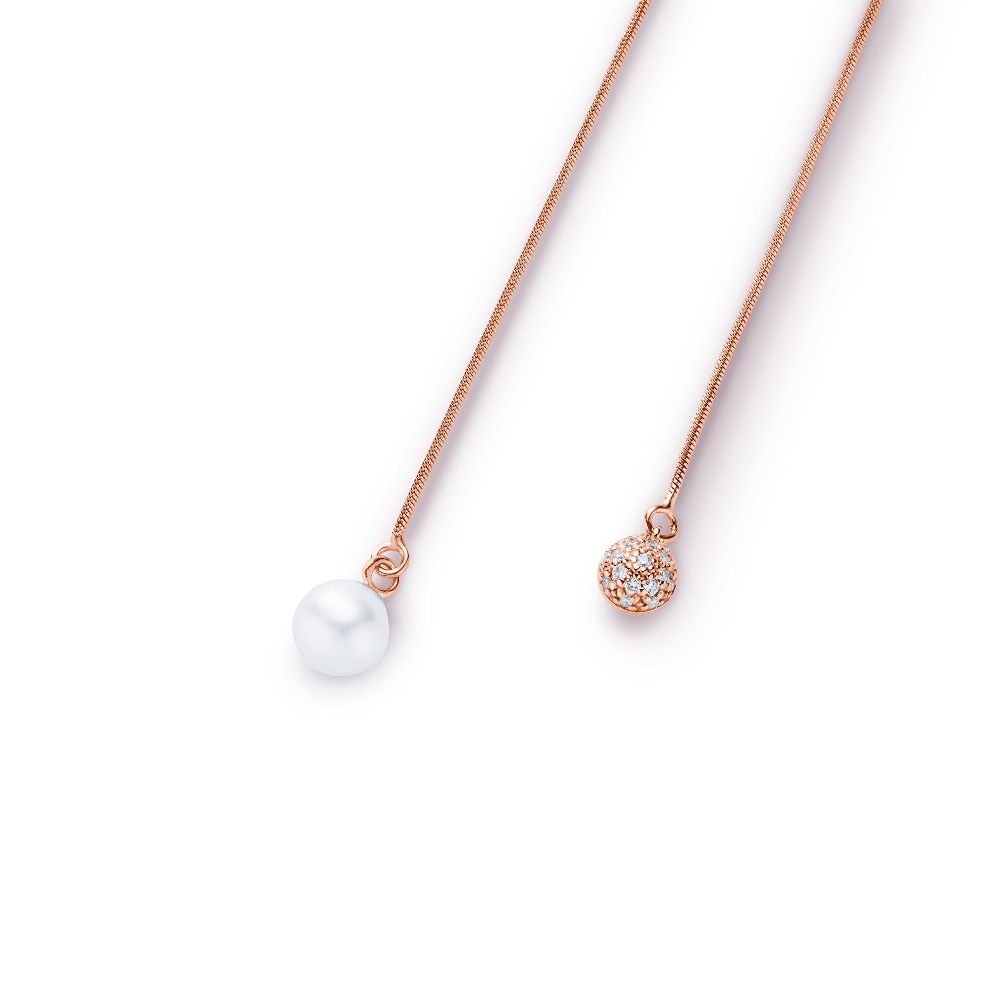 Sphere Balance Long Chain Necklace/JC1212/Four Seasons/Autumn | Jewelry | EIKA