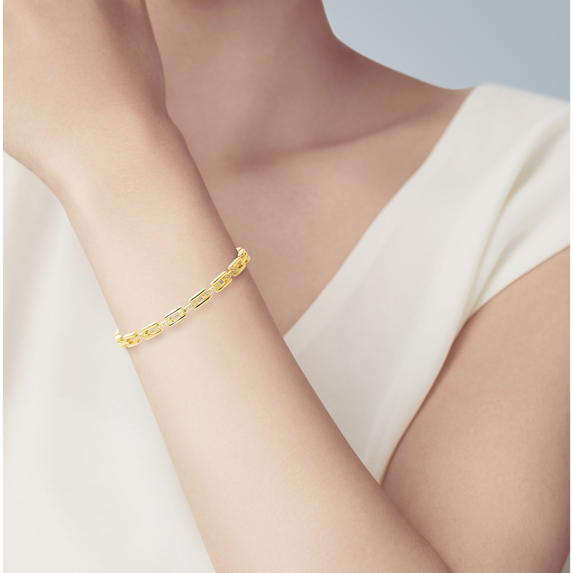 Diamond Chain Bangle/JC1225/Four Seasons/Details | Jewelry | EIKA