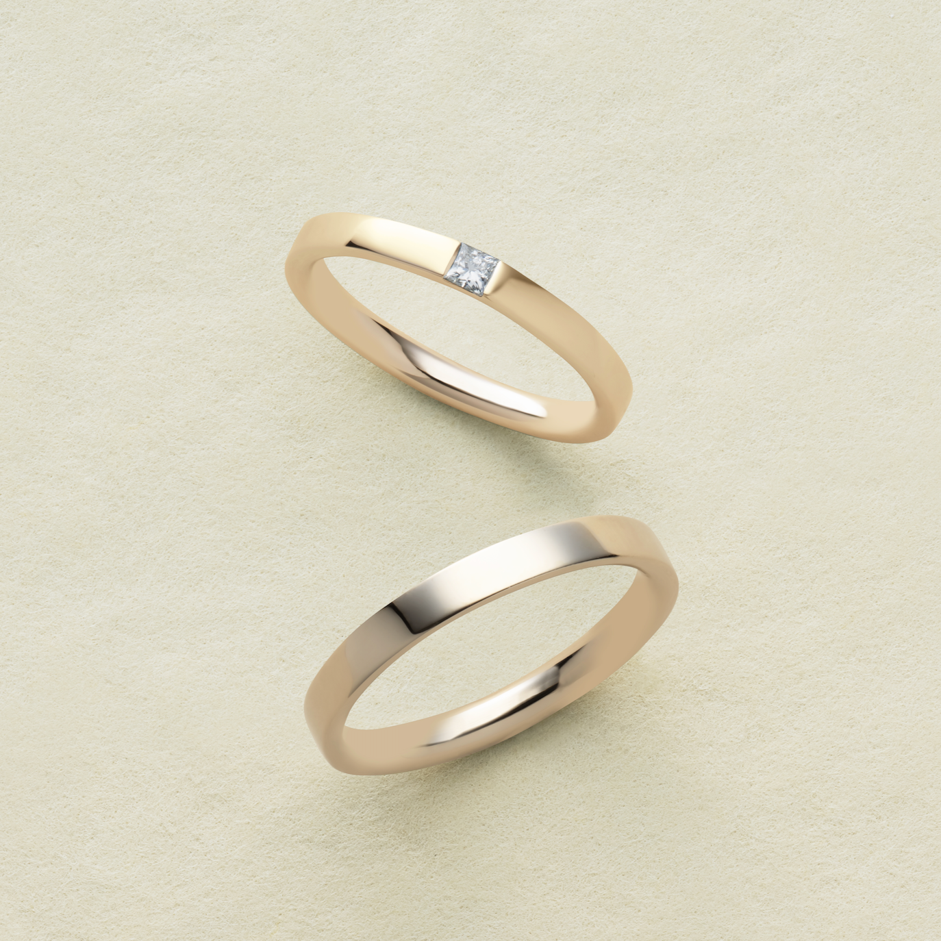 内甲丸極み /コンフォート・プリンセス ペアリング （2.0mm / 2.7mm）　MC1061 - MC1060　店頭限定