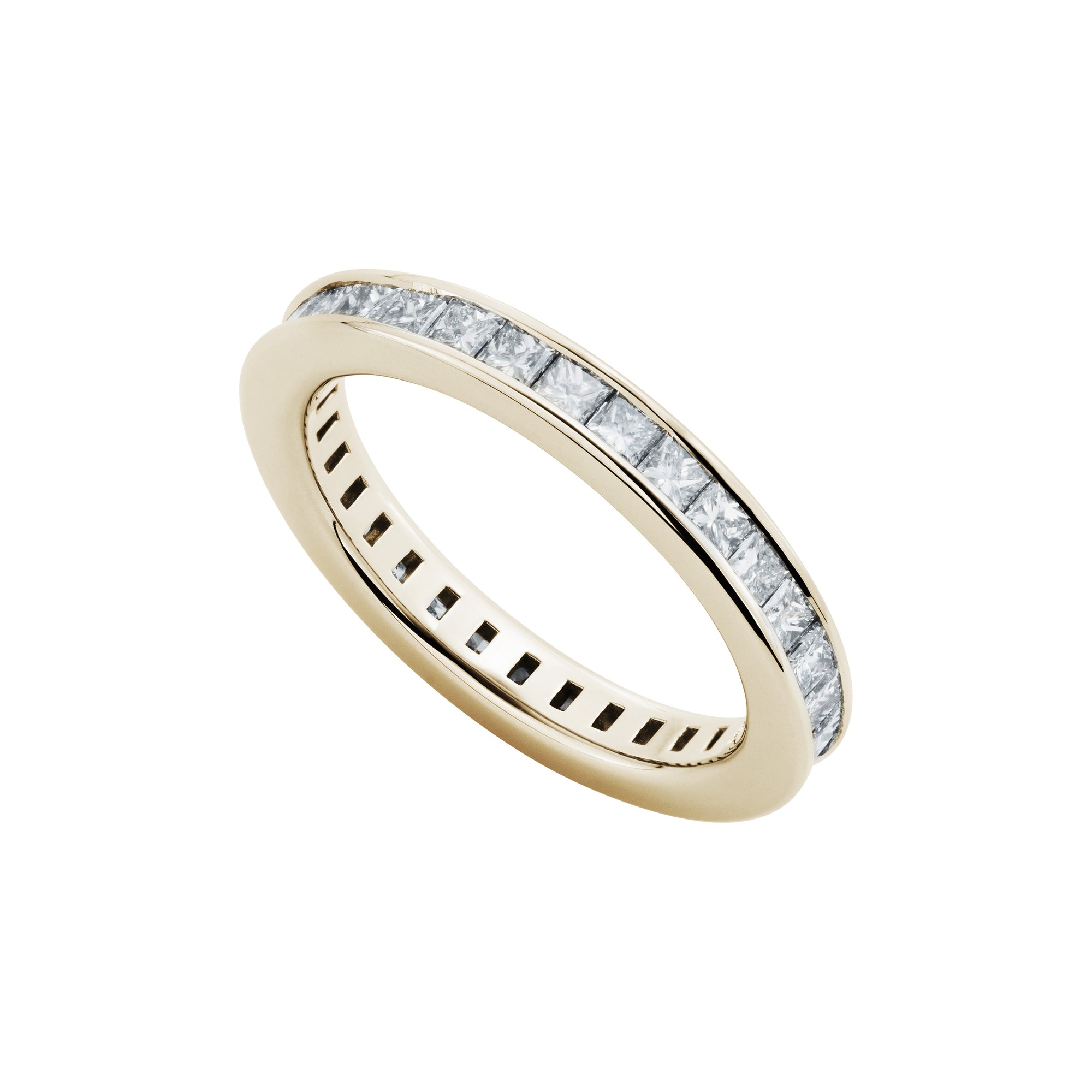 MC1055 / プリンセスカットフルエタニティリング｜結婚指輪