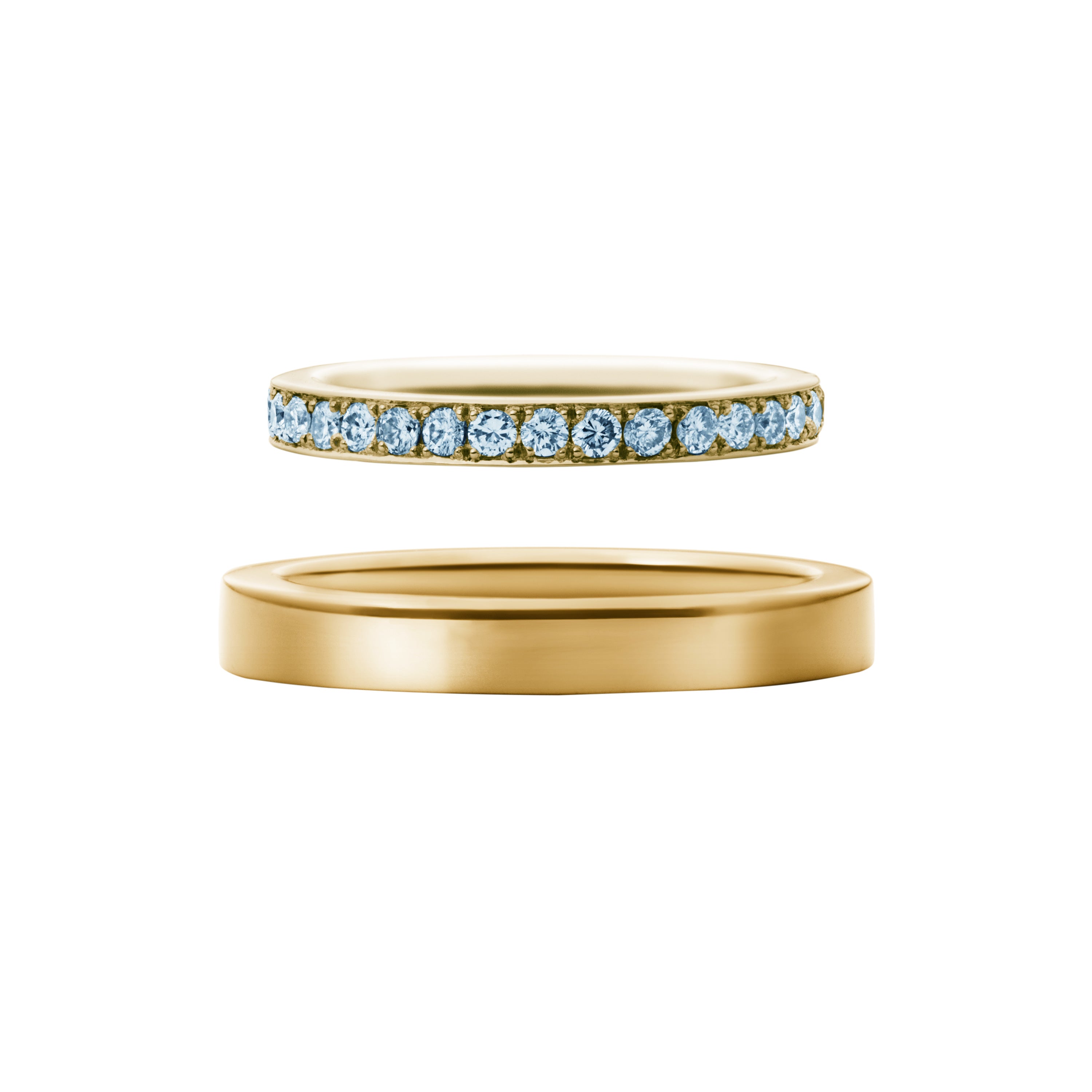 フレーム・ハーフエタニティ ペアリング （2.5mm / 3.0mm） MC1040