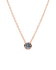 Embed Circle Necklace/EC1043｜Engagement 