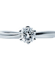 Wave/EC1012/PT950/Engagement ring