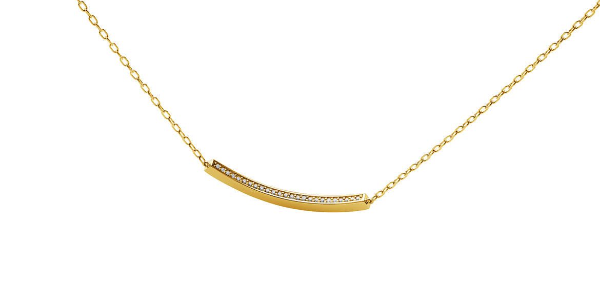 Luna Up Diamond Long Necklace